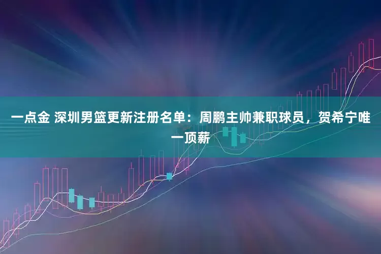 一点金 深圳男篮更新注册名单：周鹏主帅兼职球员，贺希宁唯一顶薪